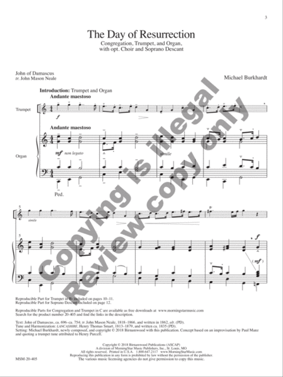 The Day of Resurrection Choir scores gallery preview page 30