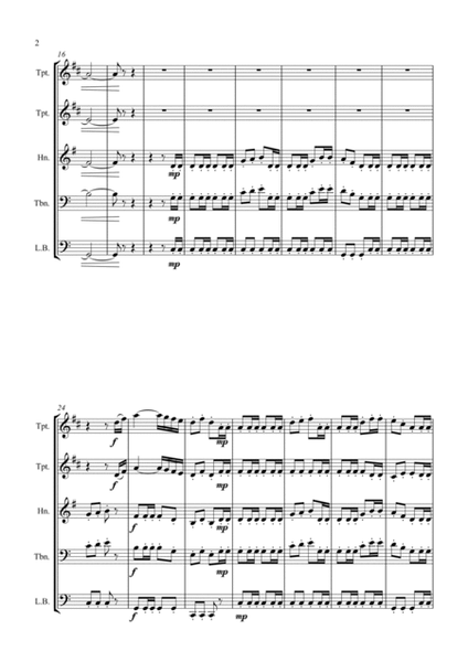 William Tell Overture - For Brass Quartet image number null