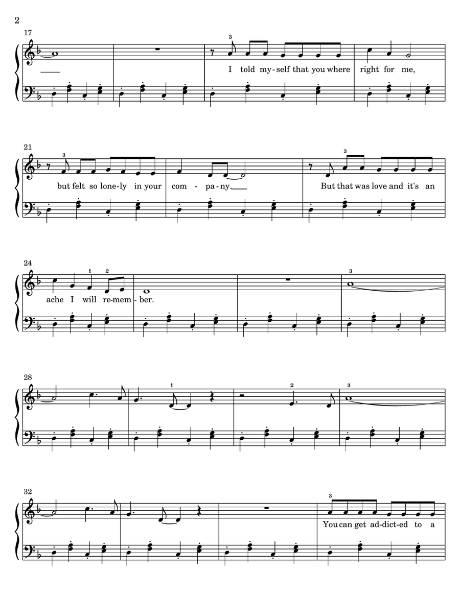 Somebody That I Used To Know Easy Piano scores gallery preview page 2