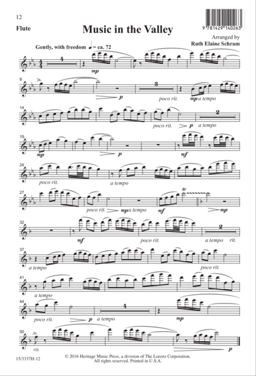 Music in the Valley Music in the Valley SSA scores gallery preview page 12