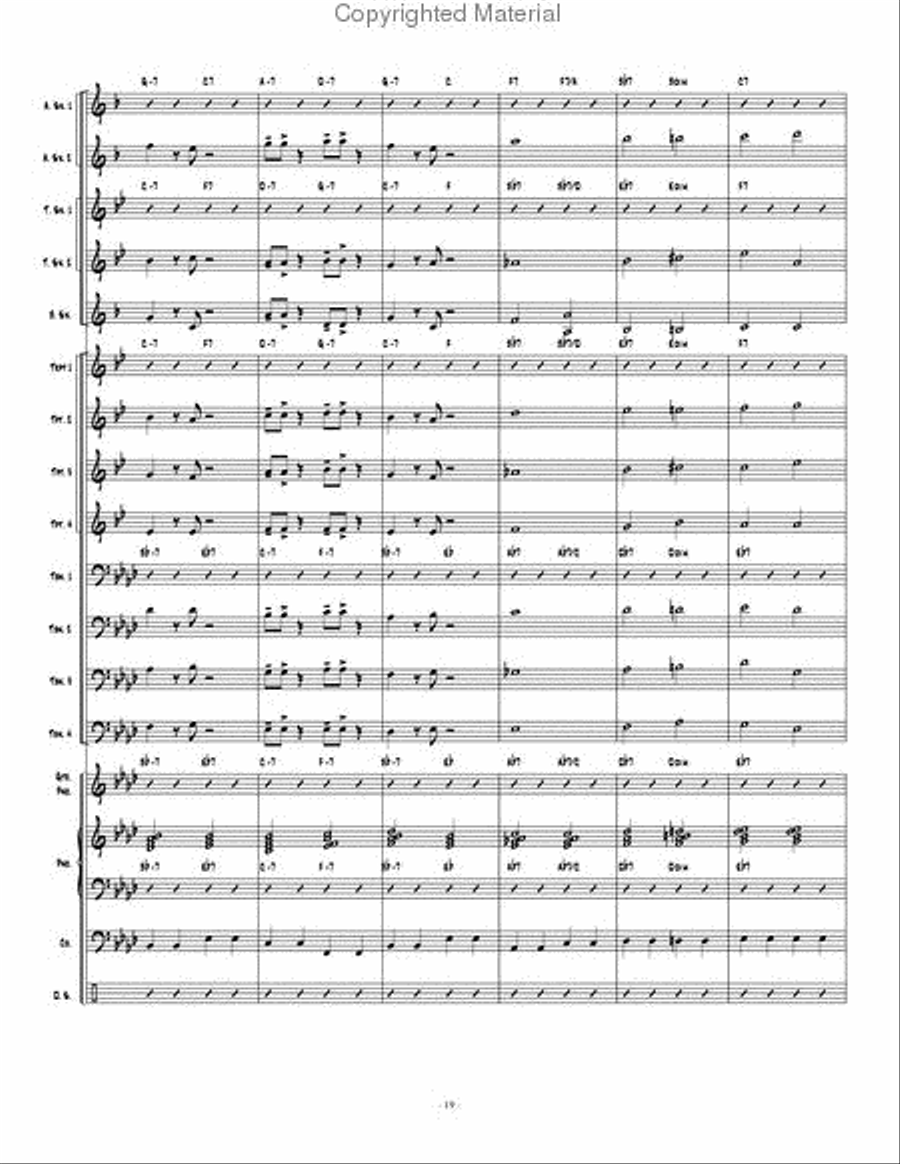 Don't Get Caught Jazz Ensemble scores gallery preview page 22