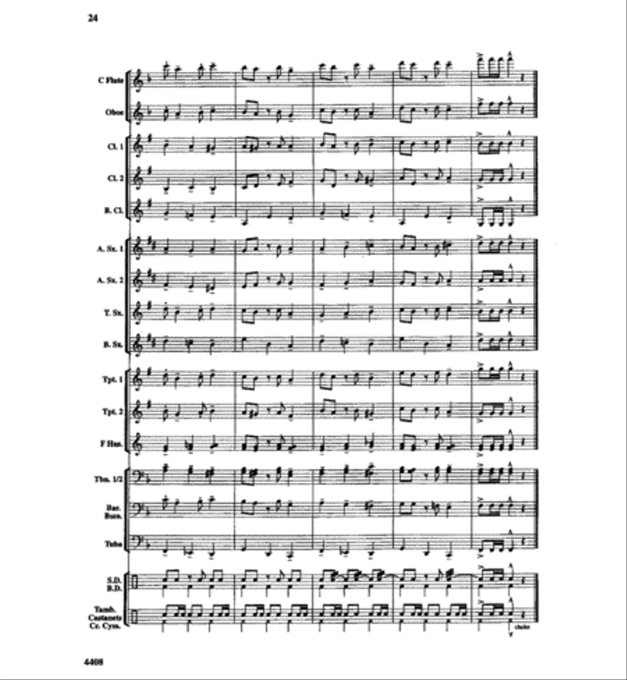 Escapada Concert Band scores gallery preview page 25