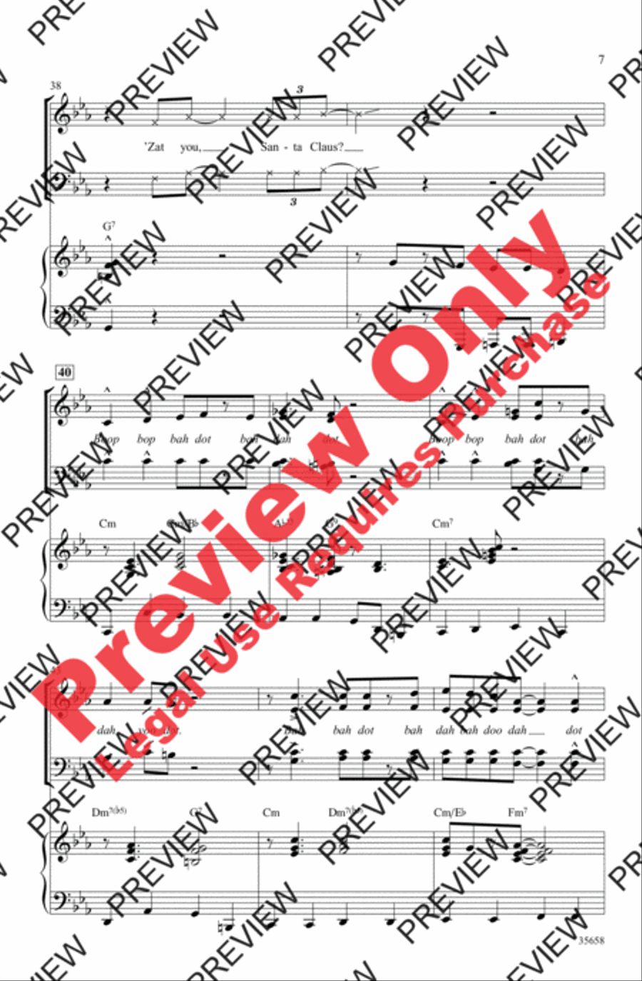 'Zat You, Santa Claus? 'Zat You, Santa Claus? 4-Part scores gallery preview page 7