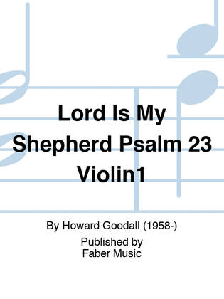 Lord Is My Shepherd Psalm 23 Violin1