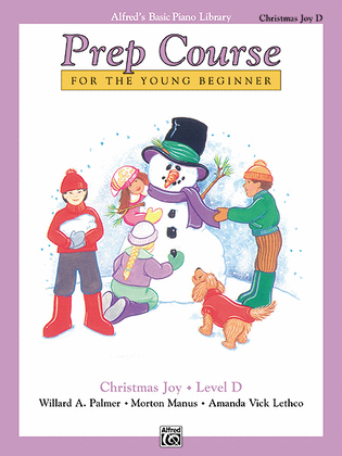 Book cover for Alfred's Basic Piano Prep Course Christmas Joy!, Book D