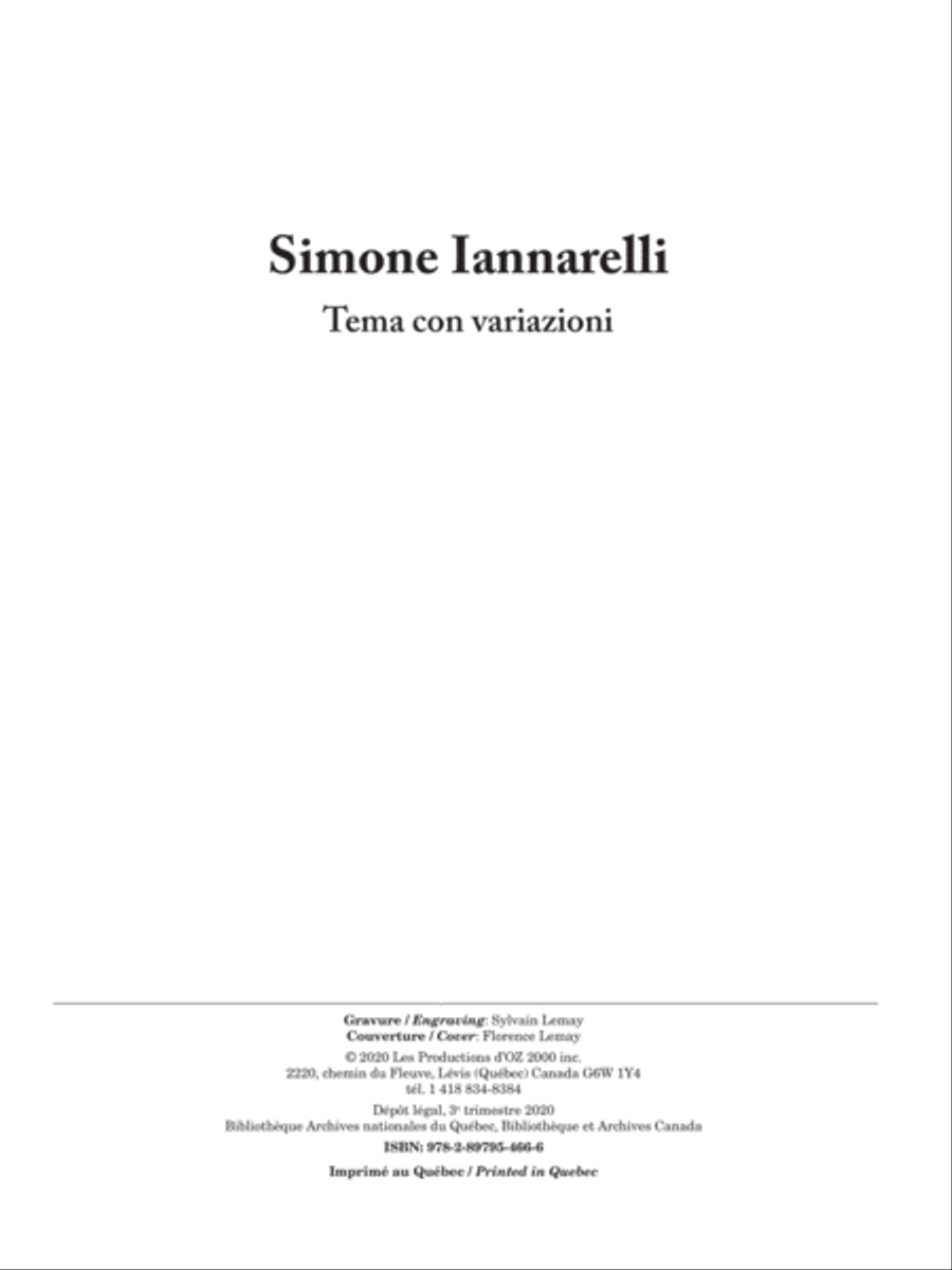 Tema con variazioni Tema con variazioni Classical Guitar scores gallery preview page 1