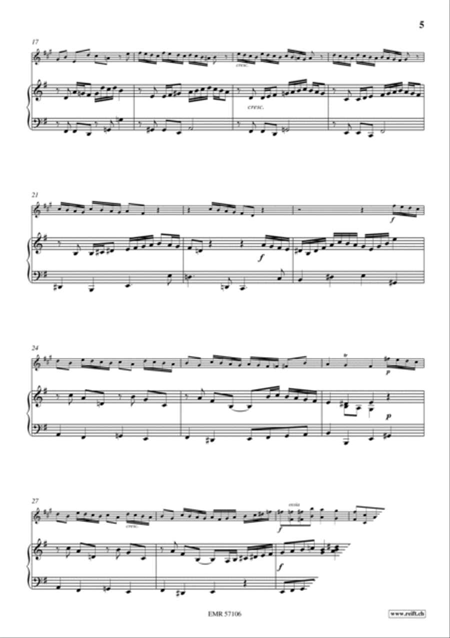 Sonata No. 2 Clarinet Solo scores gallery preview page 6