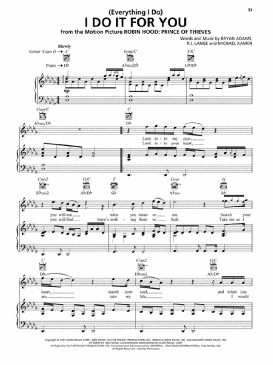 Beautiful Ballads Piano, Vocal, Guitar scores gallery preview page 5