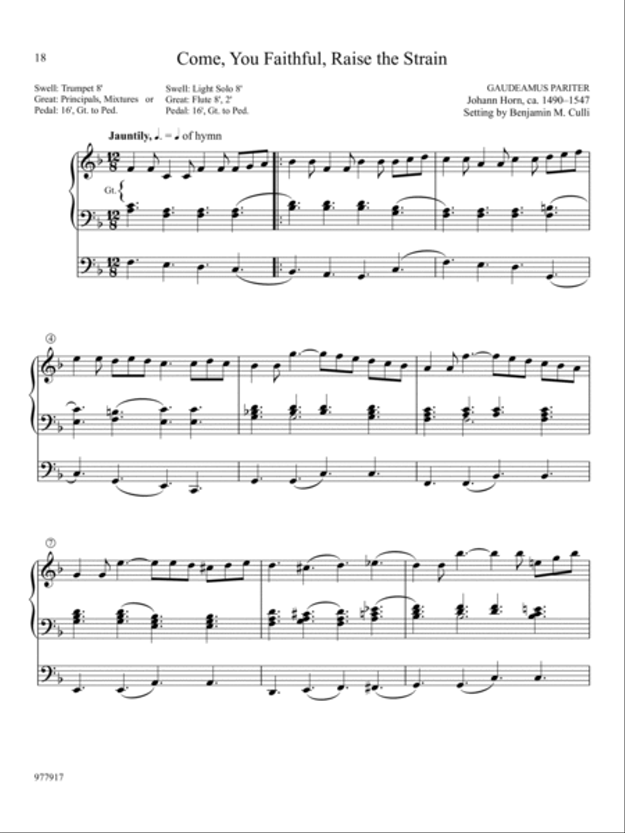 Hymn Tune Innovations: Seven Settings for the Church Year, Set 4 Organ scores gallery preview page 5