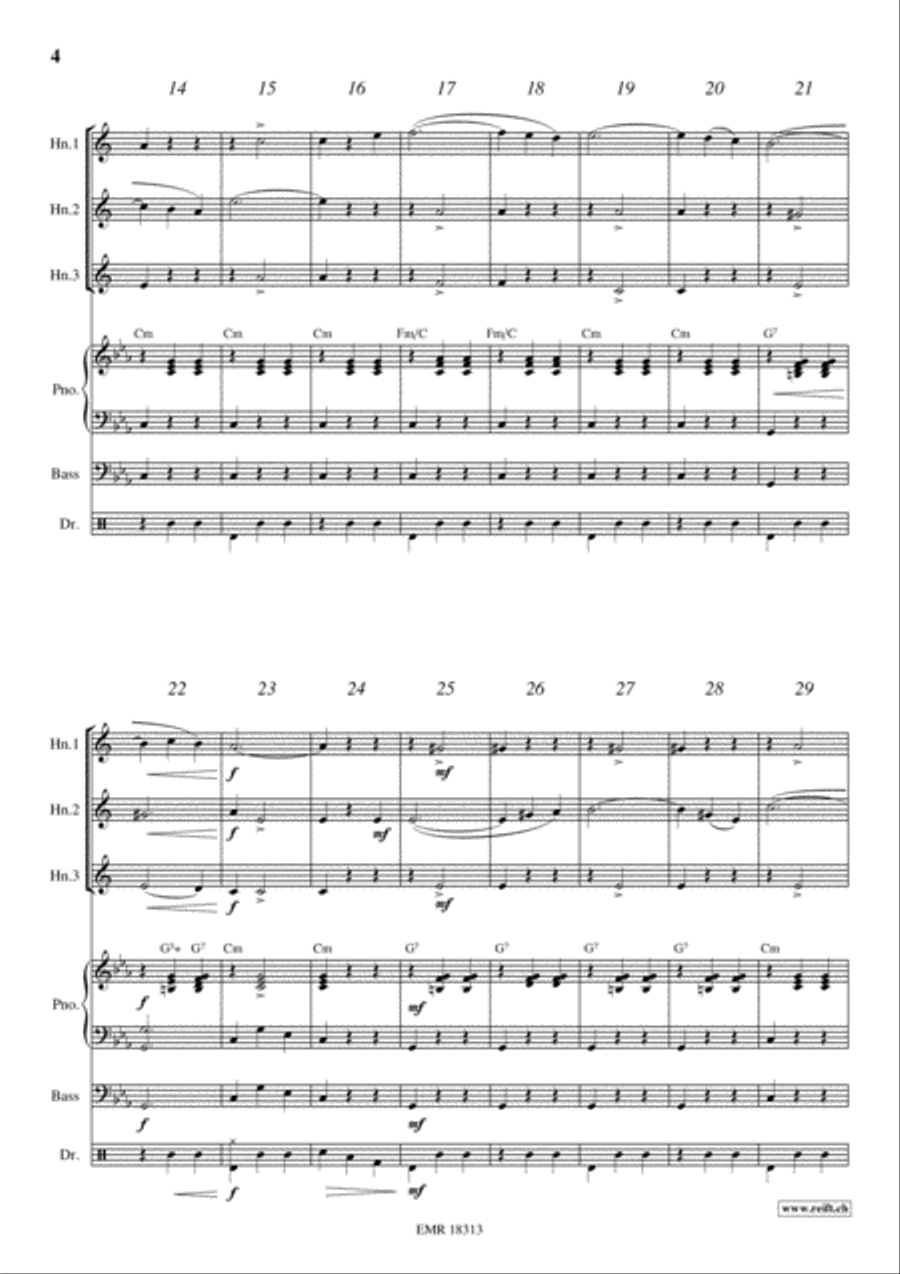 Donauwellen Horn scores gallery preview page 4