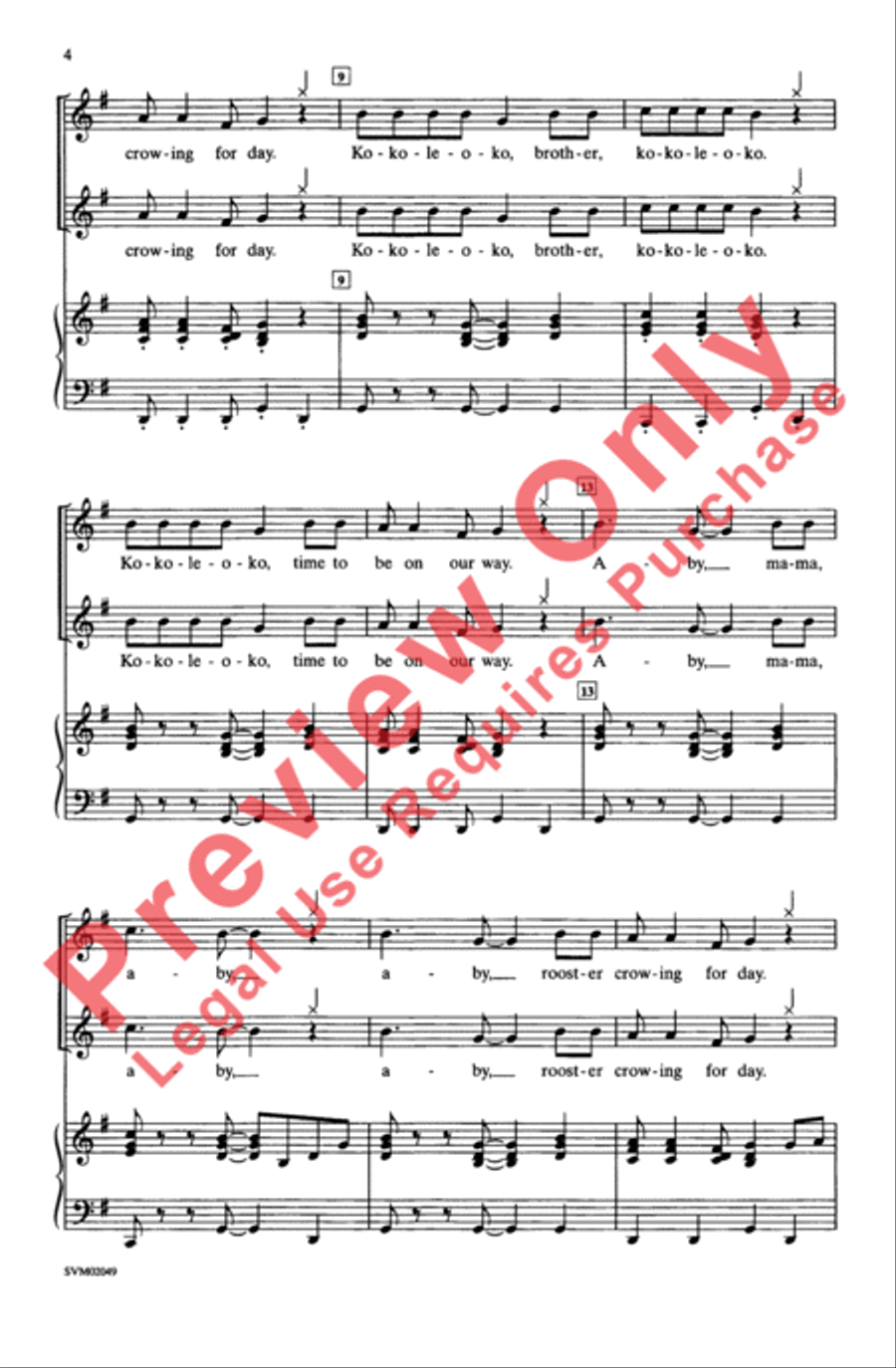 Kokoleoko 2-Part scores gallery preview page 3
