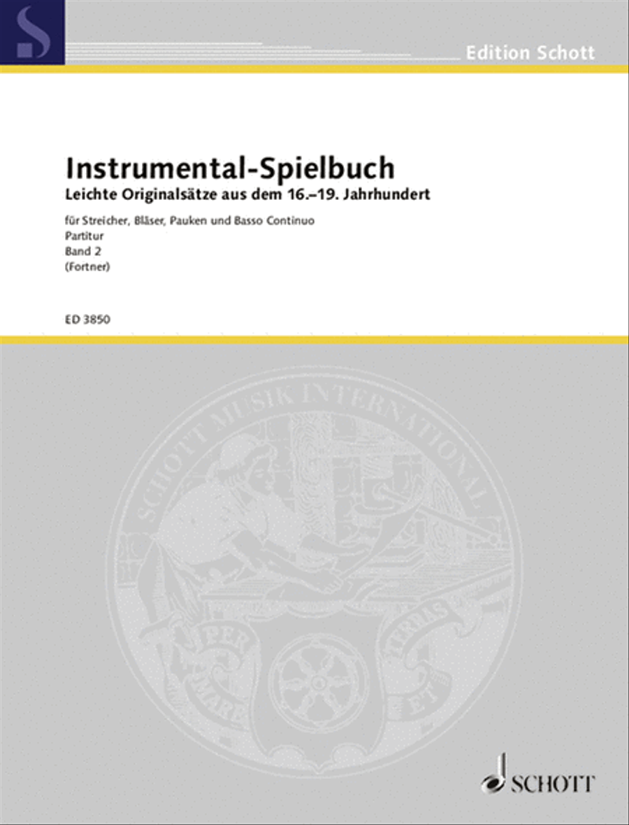 Instrumental Spielbuch 2 Score Basso Continuo scores gallery preview page 1