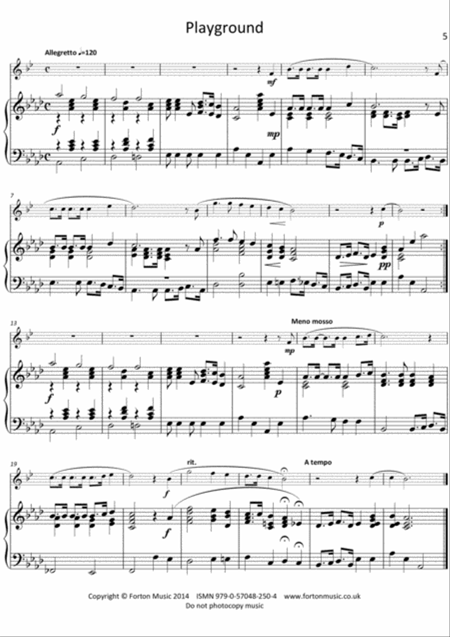 Playaround 2 Clarinet scores gallery preview page 5