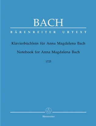 Book cover for Klavierbuechlein fuer Anna Magdalena Bach