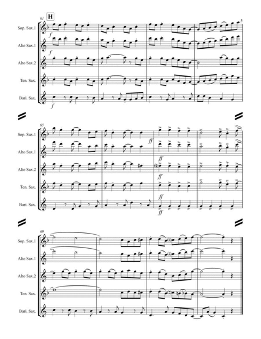 A Marshmallow World Small Ensemble scores gallery preview page 6