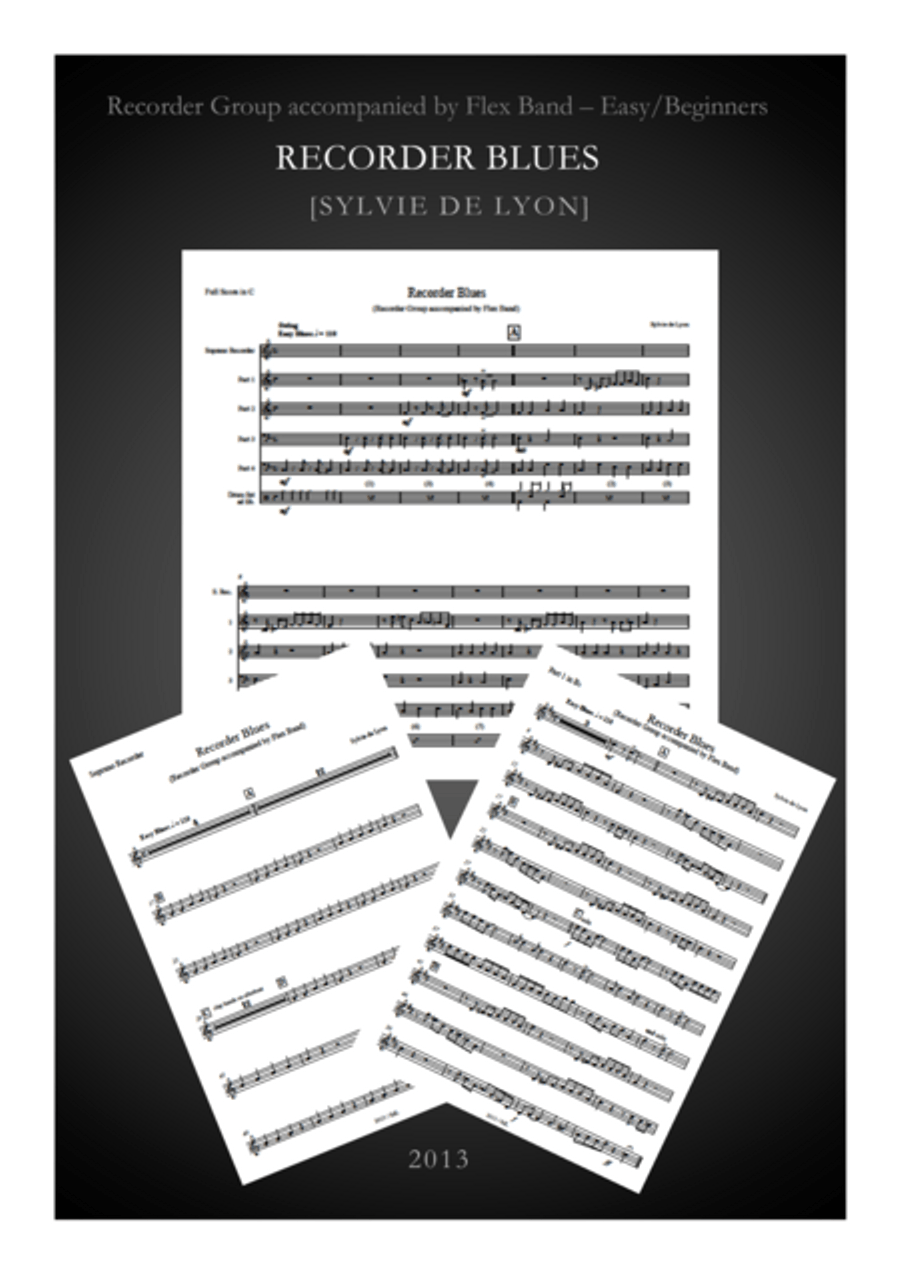 Recorder Blues Recorder Blues Concert Band scores gallery preview page 1
