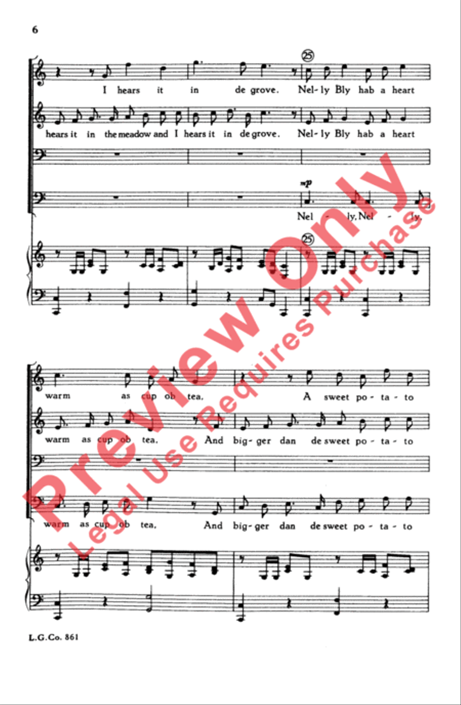 Nelly Bly Nelly Bly 4-Part scores gallery preview page 6