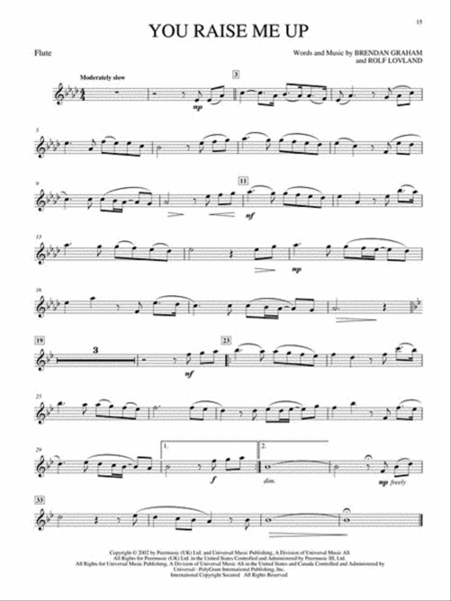 Wedding Flute Solos Flute Solo scores gallery preview page 6