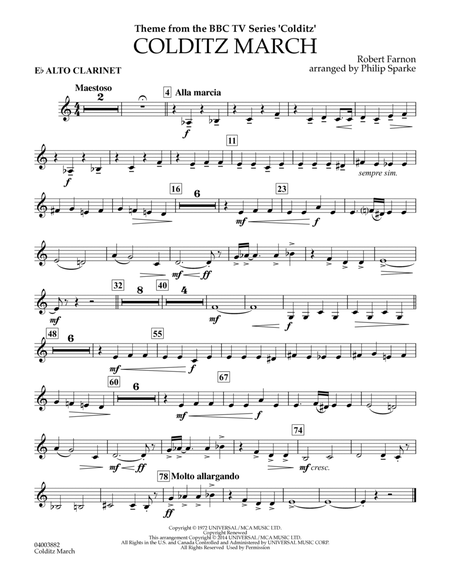 Colditz March (arr. Philip Sparke) - Eb Alto Clarinet