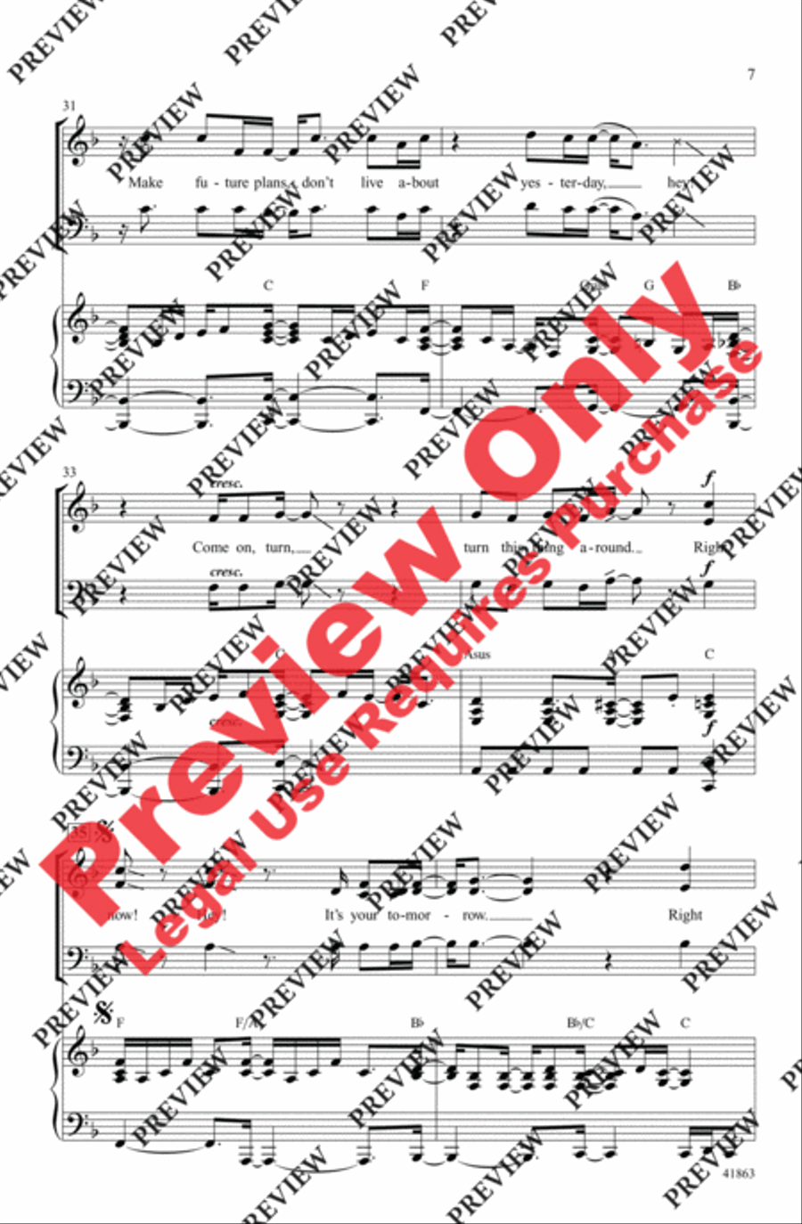 Right Now 3-Part scores gallery preview page 7