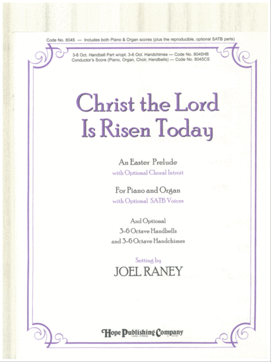 Christ the Lord Is Risen Today 4-Part scores gallery preview page 2