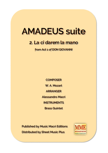 AMADEUS suite - 2. La ci darem la mano from Act 1 of DON GIOVANNI image number null