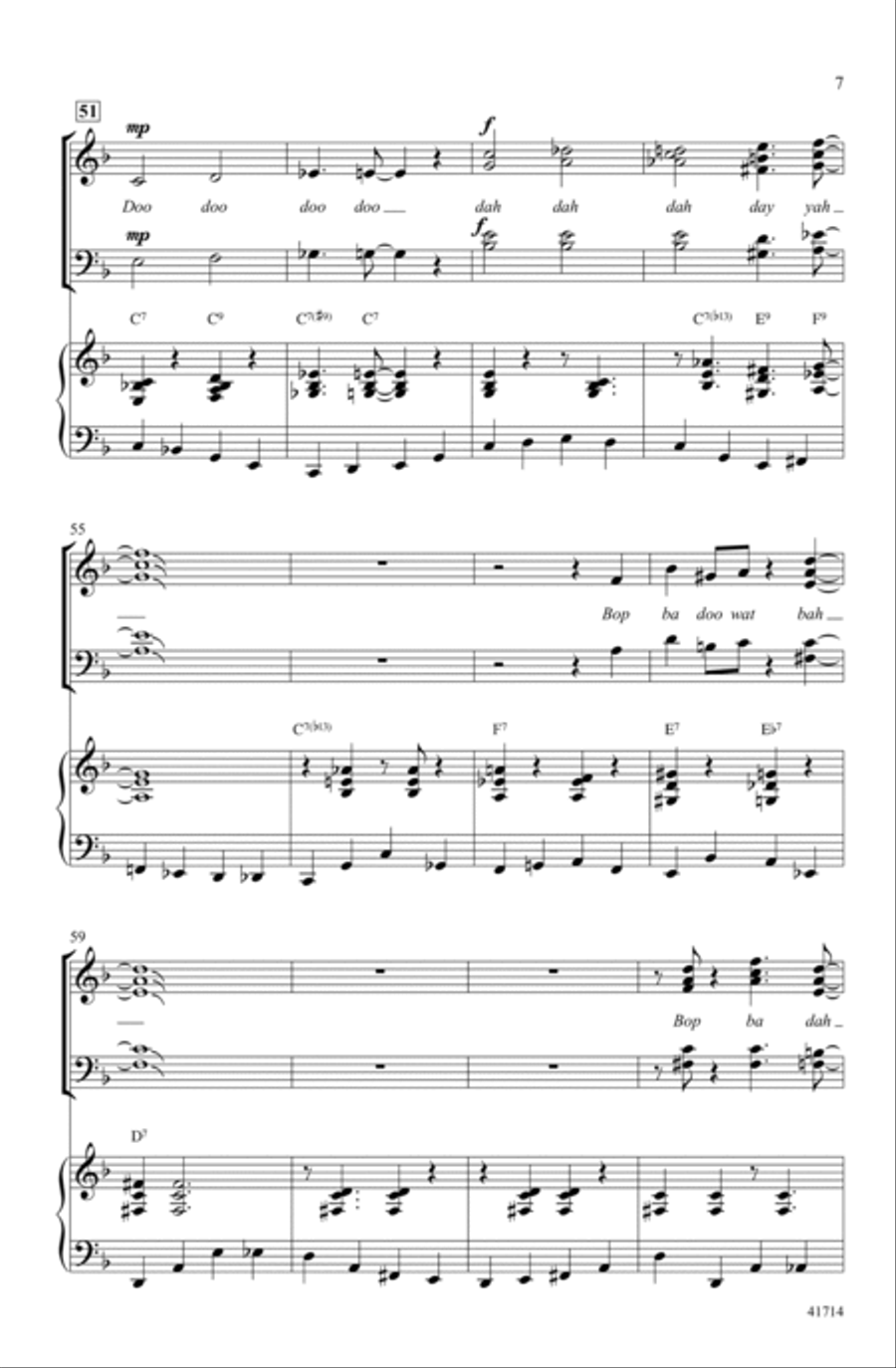Sweet Georgia Brown Sweet Georgia Brown Choir scores gallery preview page 6
