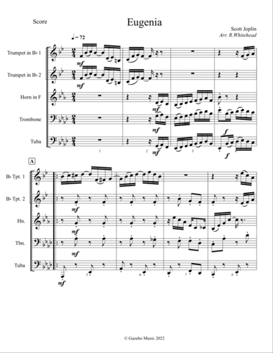 Eugenia Brass Ensemble scores gallery preview page 3