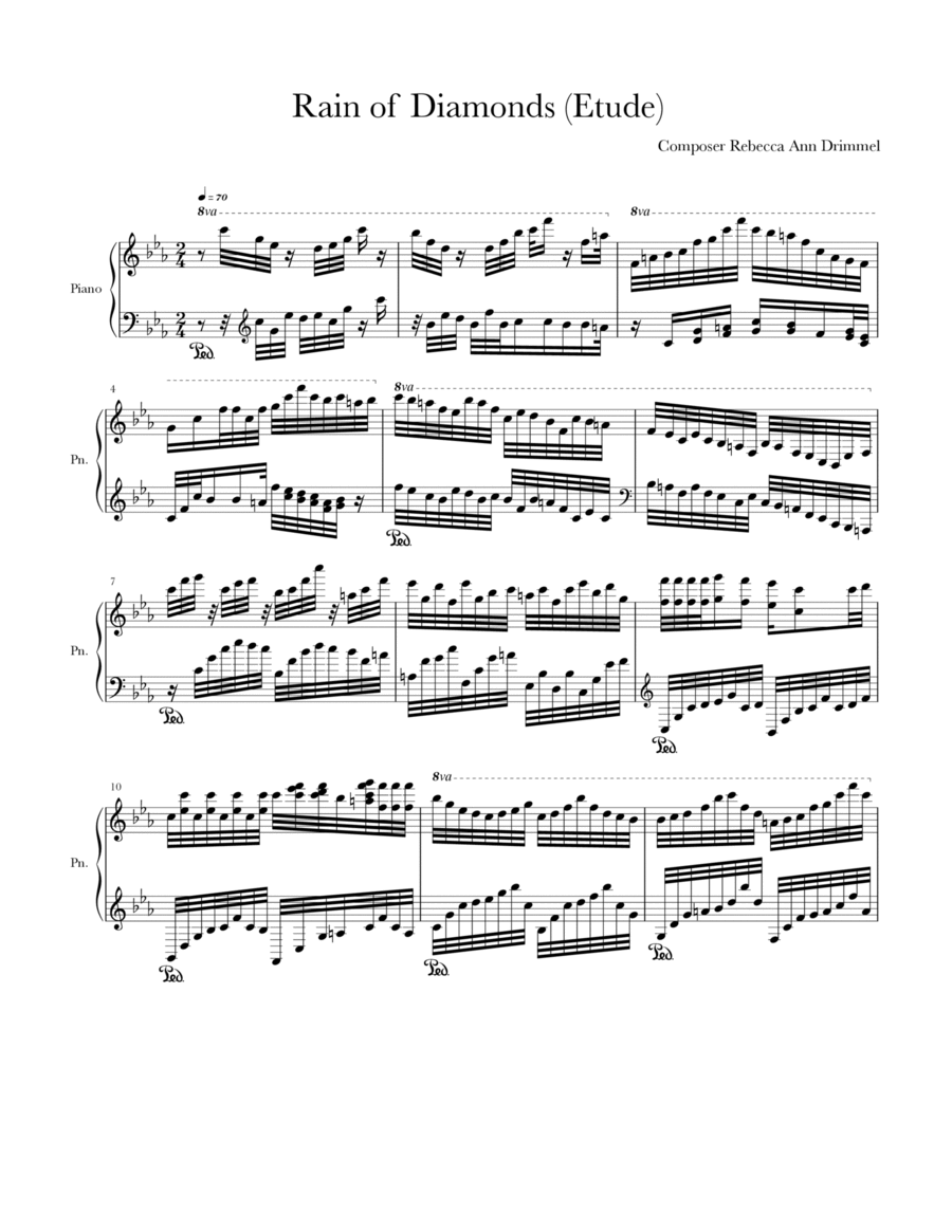 Rain of Diamonds (Piano Etude) image number null