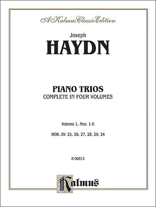 Book cover for Trios for Violin, Cello and Piano, Volume 1
