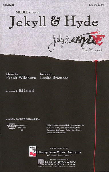 Jekyll & Hyde (Medley) - ShowTrax CD image number null