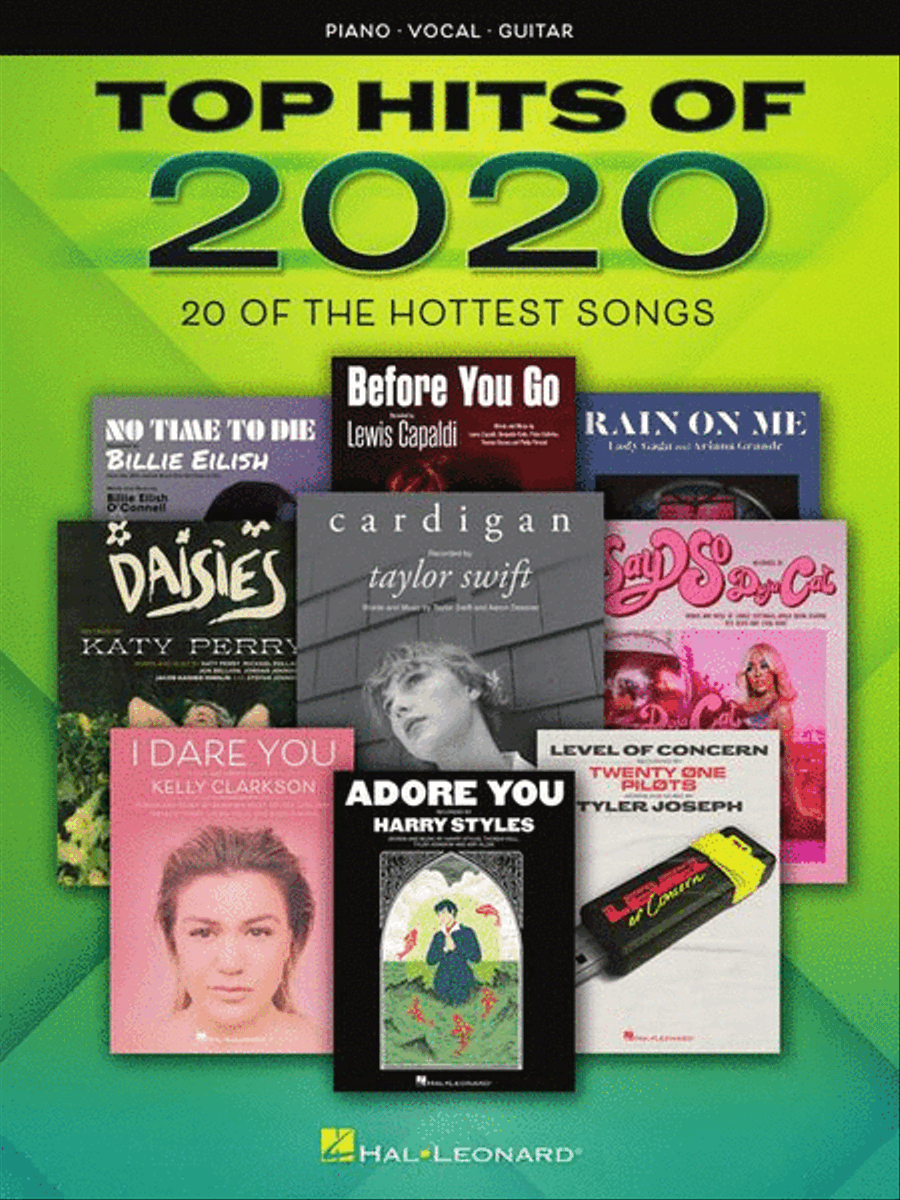 Top Hits of 2020 Top Hits of 2020 Piano, Vocal, Guitar scores gallery preview page 2