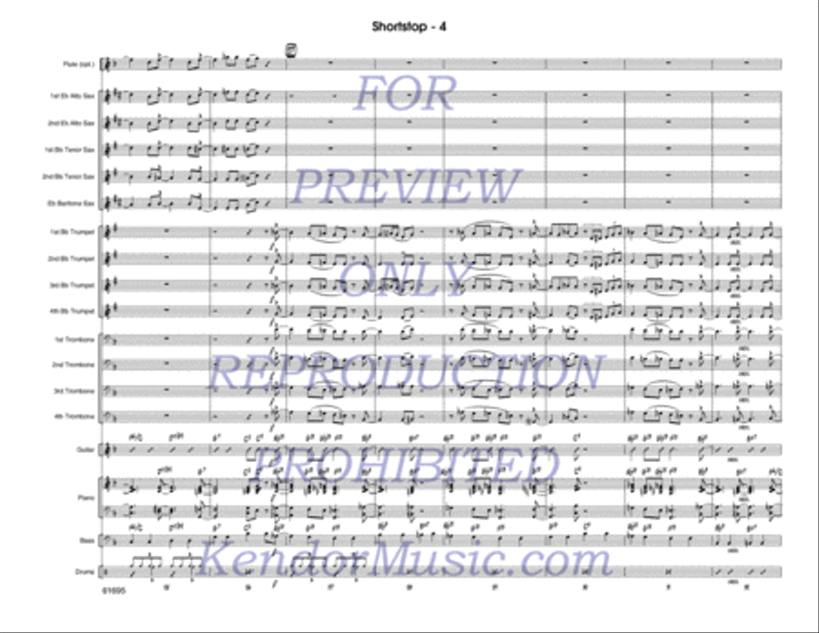 Shortstop Jazz Ensemble scores gallery preview page 5