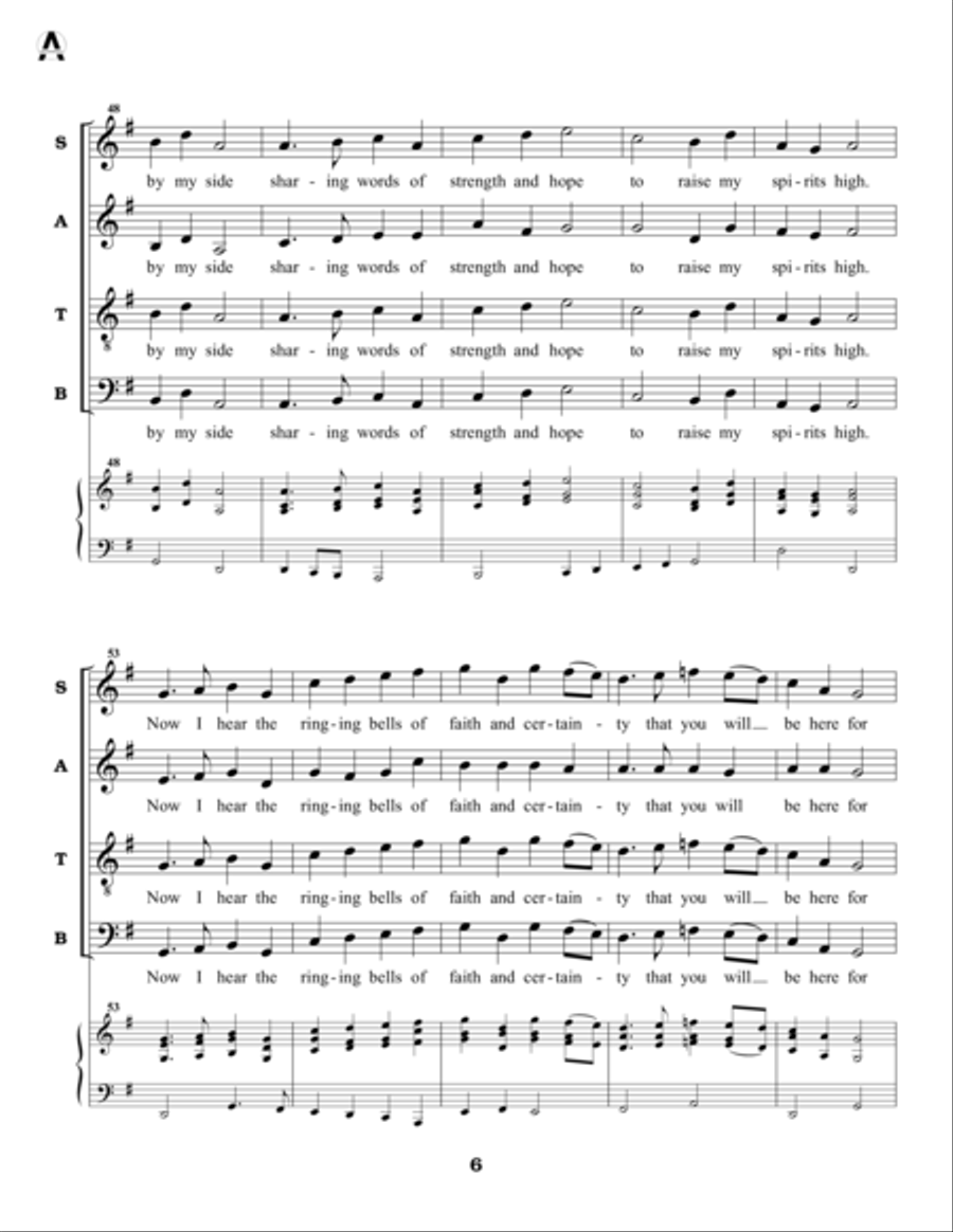 Bell-Tone’s Ring - choral score 4-Part scores gallery preview page 6