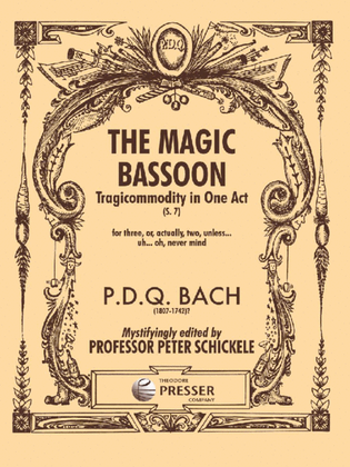 Book cover for The Magic Bassoon