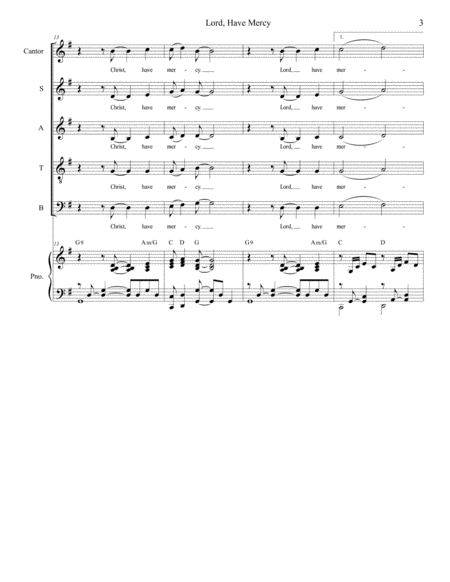 Mass of Praise and Worship (Vocal Score) (for SATB) image number null