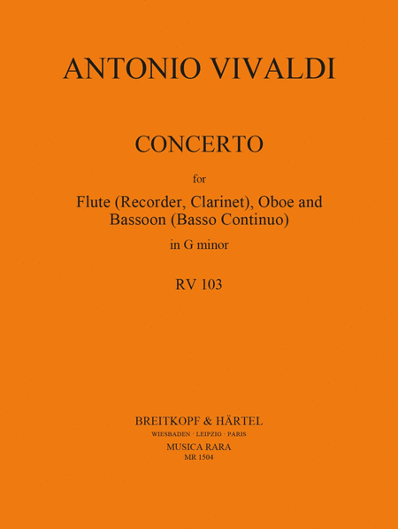 Concerto in G minor RV 103