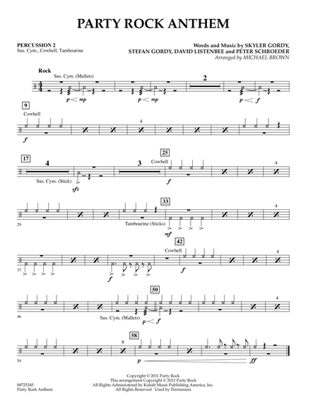 Party Rock Anthem - Percussion 2