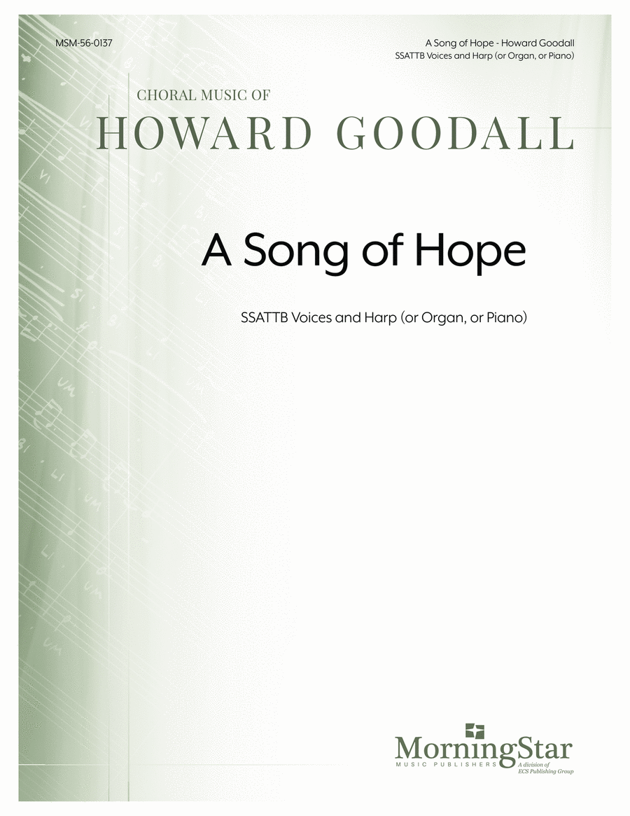 A Song of Hope Choir scores gallery preview page 1