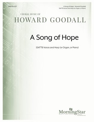 Book cover for A Song of Hope (Downloadable Choral Score)