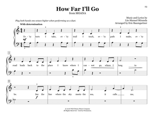 How Far I'll Go (from Moana) (arr. Eric Baumgartner)