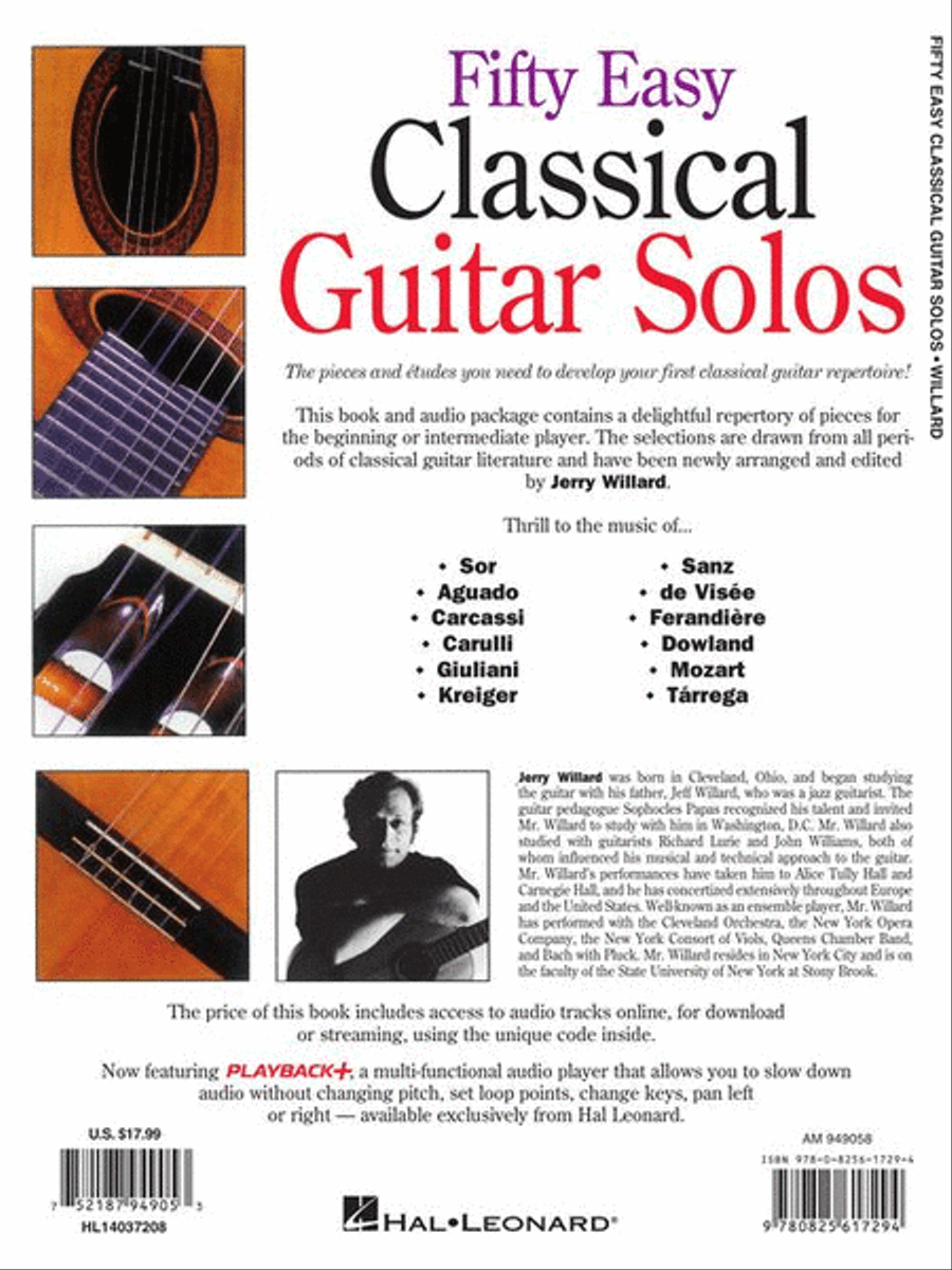 50 Easy Classical Guitar Solos