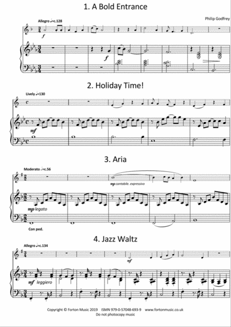 Little Suite Trumpet Solo scores gallery preview page 2