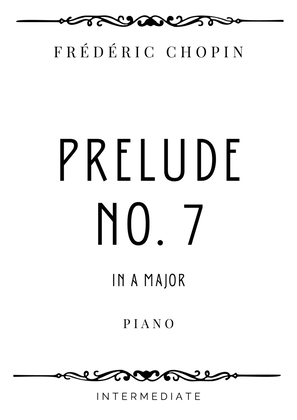 Book cover for Chopin - Prelude No. 7 in A Major - Intermediate