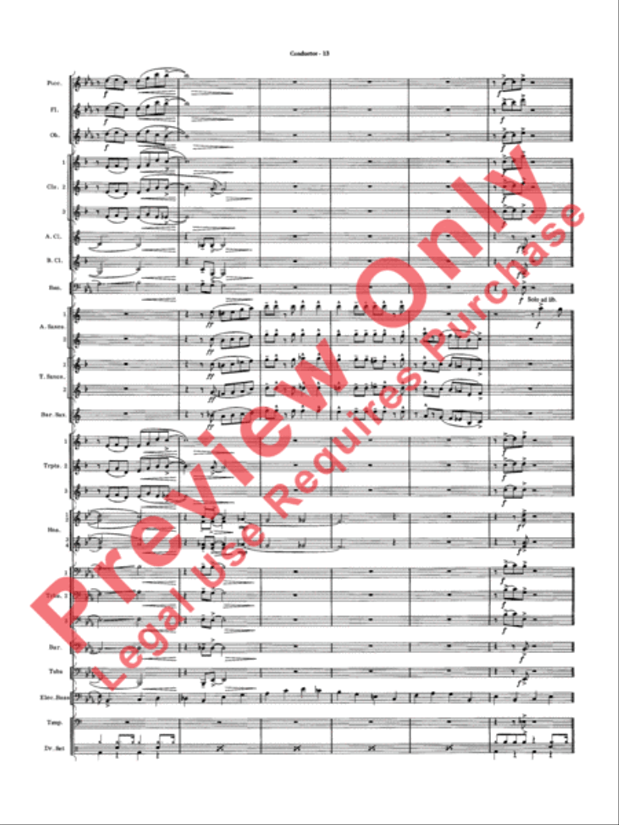 Five to Go Five to Go Concert Band scores gallery preview page 15