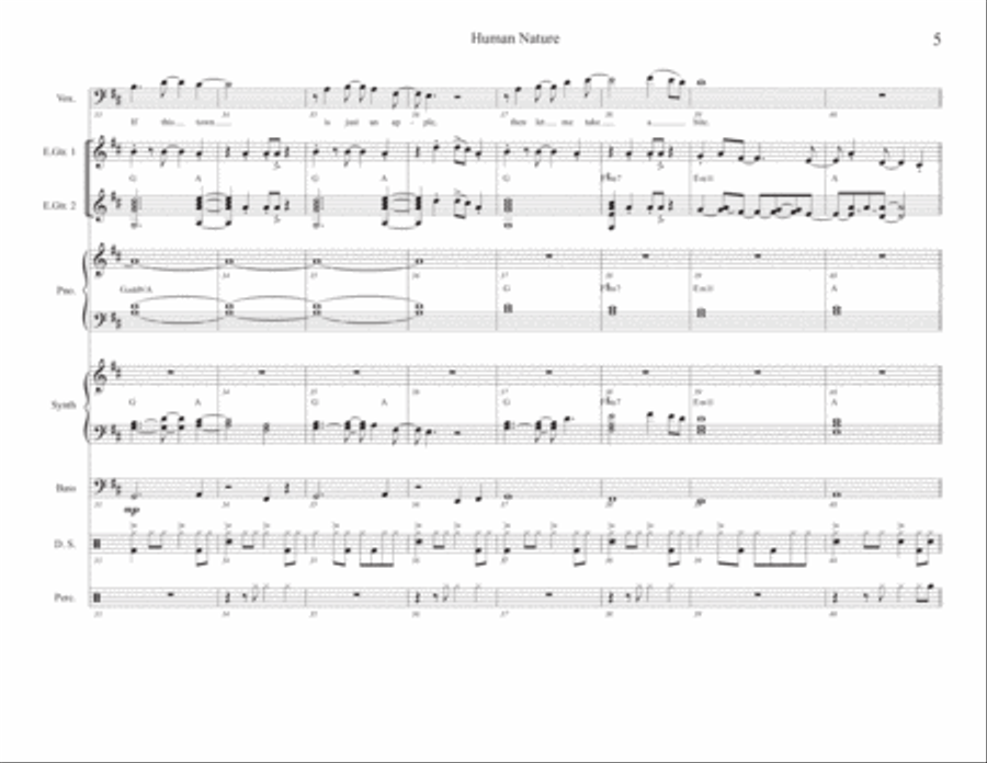 Human Nature Large Ensemble scores gallery preview page 5
