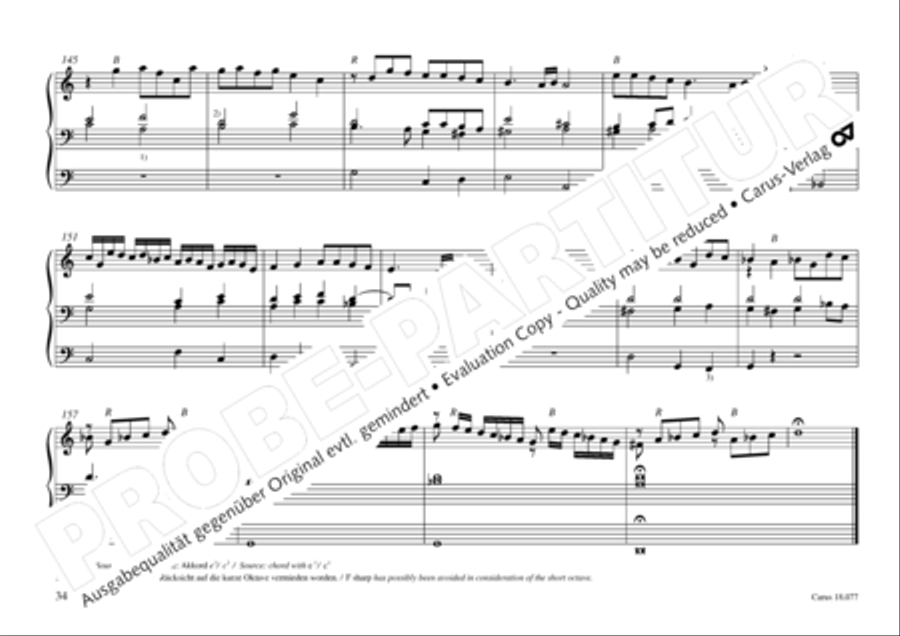Organ music of the Hasse family Organ Solo scores gallery preview page 35