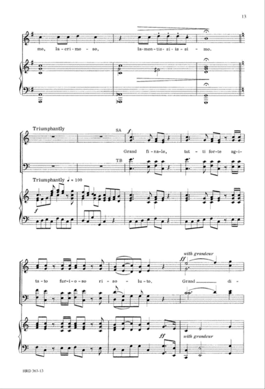 Musical Risotto Musical Risotto 4-Part scores gallery preview page 14
