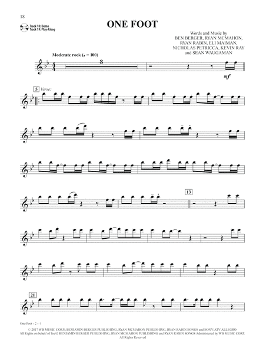 Pop & Country Instrumental Solos Flute Flute Solo scores gallery preview page 19