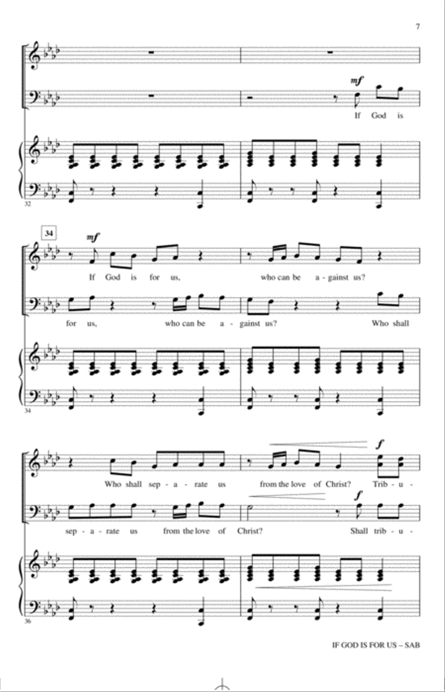 If God Is For Us If God Is For Us 3-Part scores gallery preview page 6